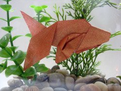 betta fish origami toutorial