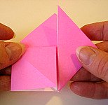 Origami Heart Step 7
