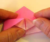 Origami Heart Step 9