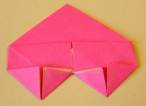 Origami Heart Step 12