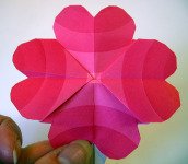 Origami Four-Heart Flower
